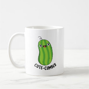 Cutecumber Funny Cucumber Pun Koffiemok