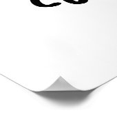 Cutecumber Funny Cucumber Pun Poster (Hoek)