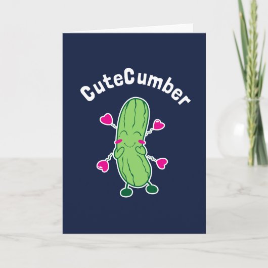 CuteCumber Kaart (Voorkant)