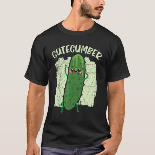 Cutecumber Komkommer Groente Plant Vegetarisch Veg T-shirt