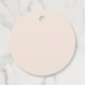 Cutee Pie Baby Shower Bedank Tag Bedankjes Labels (Achterkant)