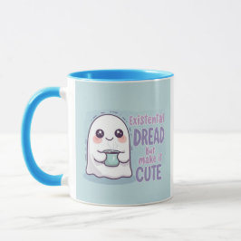 CuteGhost "Existentiële Angst Maar Maak Het Schatt Mok