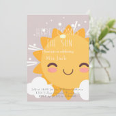 CuteHier komt de zon  Kaart (Staand voorkant)