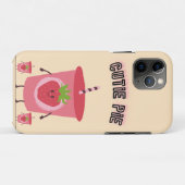 Cuteie Pie Aardbei Hoestelcase Case-Mate iPhone Case (Achterkant (horizontaal))