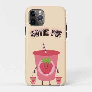 Cuteie Pie Aardbei Hoestelcase Case-Mate iPhone Case