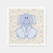 Cutelyn Baby Blue Elephant Servetten (Voorkant)