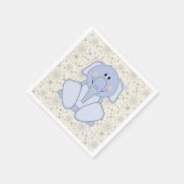 Cutelyn Baby Blue Elephant Servetten (Hoek)