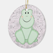 Cutelyn Baby Frog Keramisch Ornament (Links)