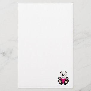 Cutelyn Baby Girl Panda Beer Briefpapier
