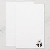 Cutelyn Panda-Beer Briefpapier (Voorkant / Achterkant)