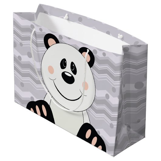 Cutelyn Panda-Beer Large Cadeautasje (Achterkant Gekanteld)
