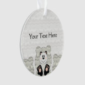 Cutelyn Panda-Beer Ornament (voorkant)