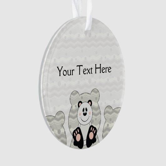 Cutelyn Panda-Beer Ornament (voorkant)