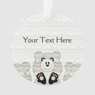 Cutelyn Panda-Beer Ornament