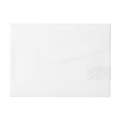 Cutelyn Sock Monkey Adreslabel Wikkel (Achterkant)