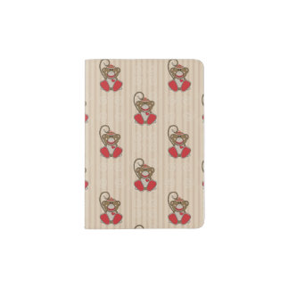 Cutelyn Sock Monkey Paspoorthouder