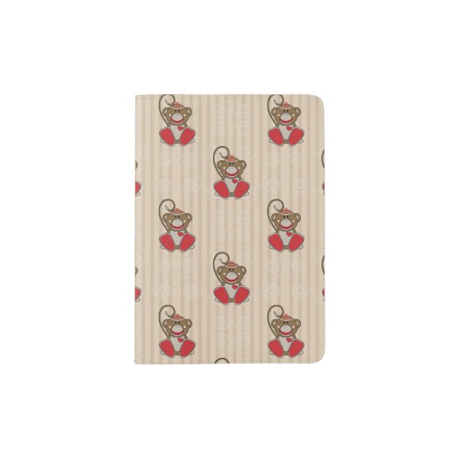 Cutelyn Sock Monkey Paspoorthouder (Voorkant)