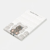 Cutelyn Teddy Bear Post-it® Notes (Schuin)