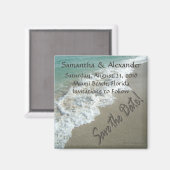 CuteNComfy Zand Schrijven op het strand, Save the Magneet (Voorkant / Achterkant)