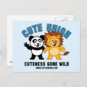 Cuteness Gone Wild Briefkaart (Voorkant / Achterkant)