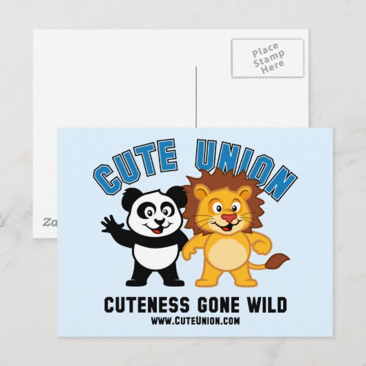 Cuteness Gone Wild Briefkaart (Voorkant / Achterkant)