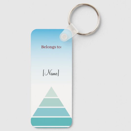 Cuteness Level Keychain – Custom Text & Photo (Achterkant)