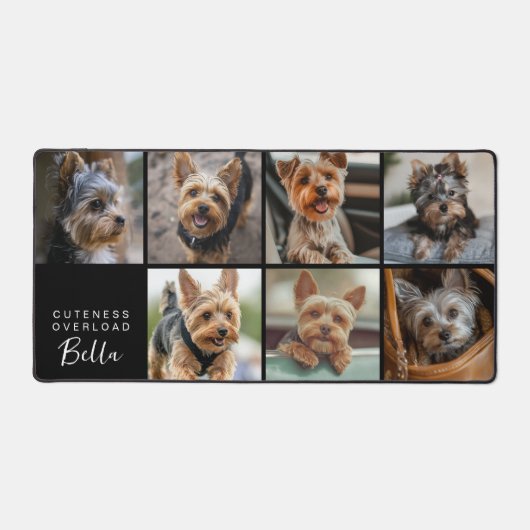 Cuteness Overboard Script Pet Photo Bureaumat (Voorkant)