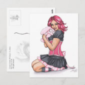 Cuteness Overdose Doll Briefkaart (Voorkant / Achterkant)