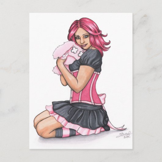 Cuteness Overdose Doll Briefkaart (Voorkant)