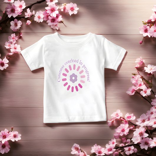 Cuteness Overload in Progress Baby-Shirt