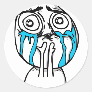 Cuteness Overload Meme Ronde Sticker