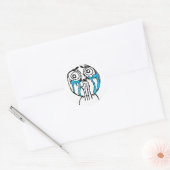 Cuteness Overload Meme Ronde Sticker (Envelop)