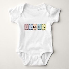 CuTeNeSS periodieke elementen baby romper
