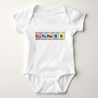 CuTeNeSS periodieke elementen baby romper