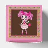 CutePbehoorlijk Girly PinkyP Roze Kawaii Girl van Bedankdoosjes (Bovenkant)