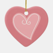 CutePpretty Meisje RozeP Pink Kawaii door LeahG Keramisch Ornament (Achterkant)