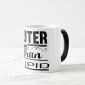 cuter dan cupid magische mok (Voorkant rechts)