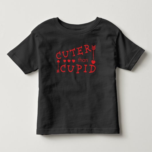 Cuter dan Cupid-Valentijnsdag Kinder Shirts (Voorkant)