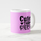 Cuter Than Cupid Grote Koffiekop (Voorkant rechts)