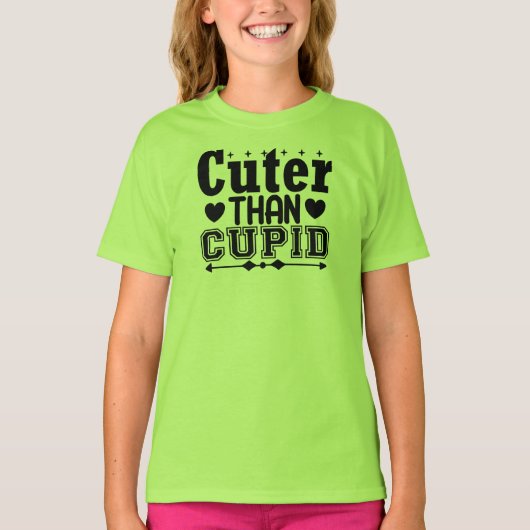 Cuter Than Cupid T-shirt (Voorkant)