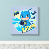 Cuter Than Cute Batman Canvas Afdruk (Insitu (Houten vloer))