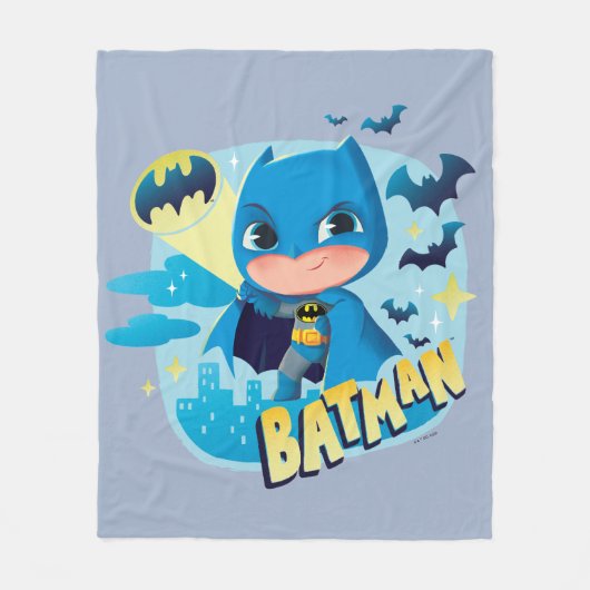 Cuter Than Cute Batman Fleece Deken (Voorkant)
