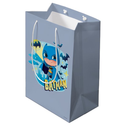 Cuter Than Cute Batman Medium Cadeauzakje (Achterkant Gekanteld)