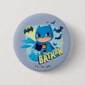 Cuter Than Cute Batman Ronde Button 5,7 Cm (Voorkant)