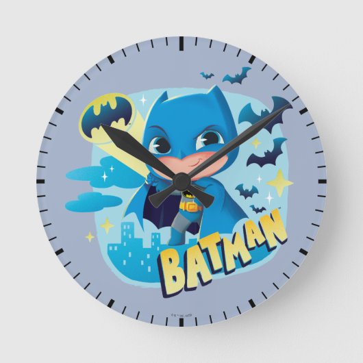 Cuter Than Cute Batman Ronde Klok (Voorkant)
