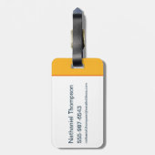 Cuter Than Cute Tiny & Tough Batman Bagagelabel (Achterkant verticaal)