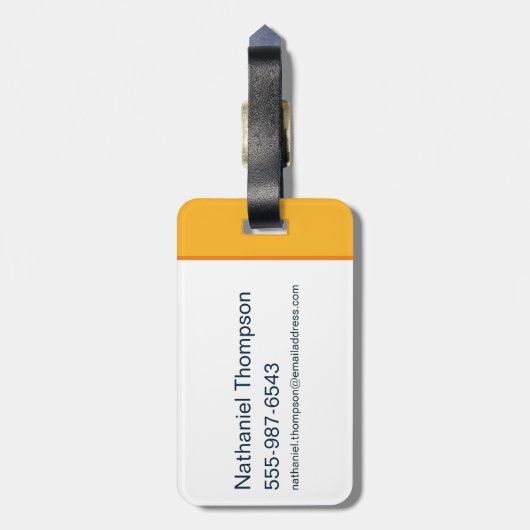 Cuter Than Cute Tiny & Tough Batman Bagagelabel (Achterkant verticaal)