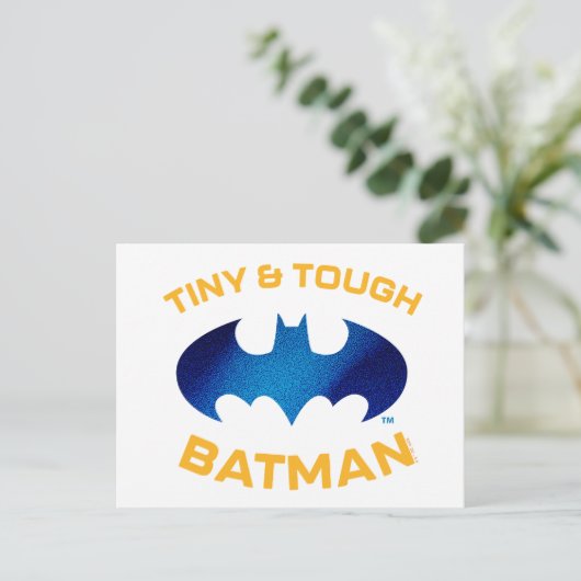 Cuter Than Cute Tiny & Tough Batman Briefkaart (Staand voorkant)