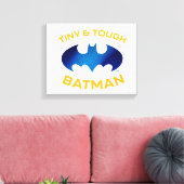 Cuter Than Cute Tiny & Tough Batman Canvas Afdruk (Insitu (Woonkamer))