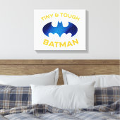 Cuter Than Cute Tiny & Tough Batman Canvas Afdruk (Insitu (Slaapkamer))